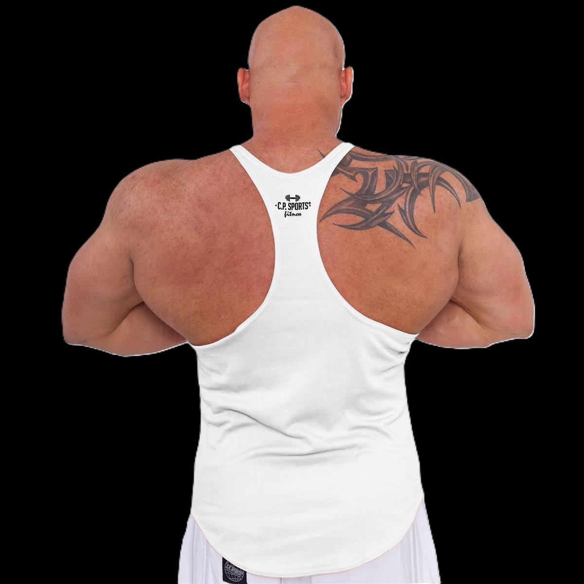 Tank Top - 3xStück / Oder Einzeln +Turnbeutel - Weiß - C.P. Sports - S710