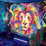 Animals and  Hippies Schwarzlichtposter