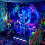 Animals and  Hippies Schwarzlichtposter