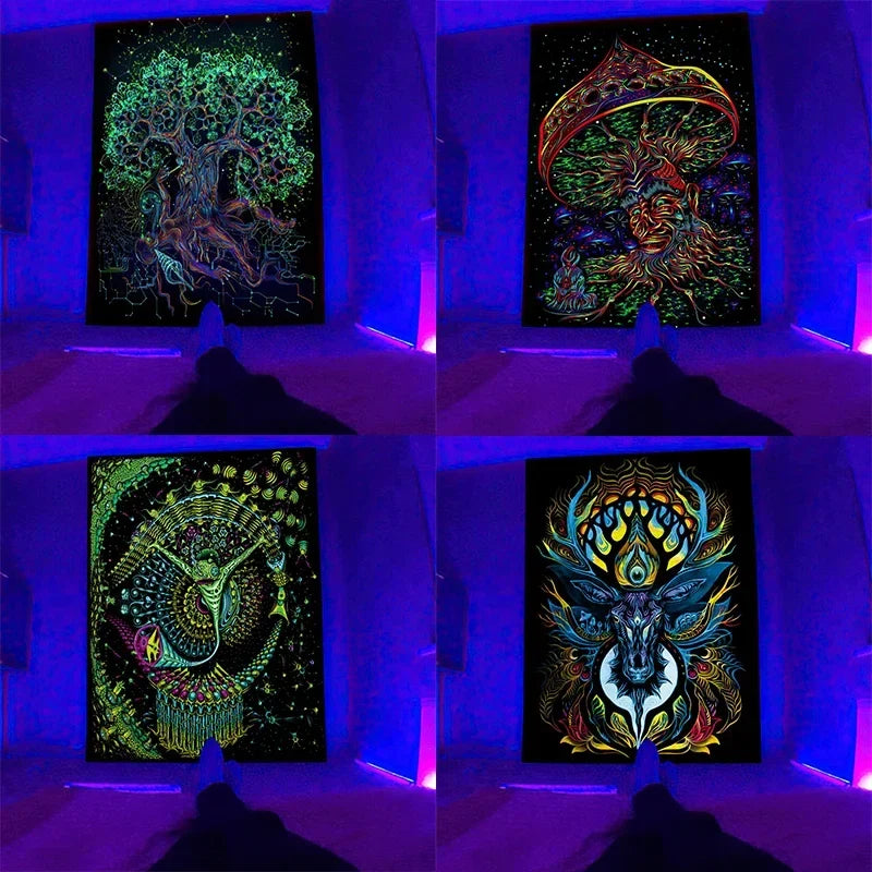 Dormitory Independent Schwarzlichtposter