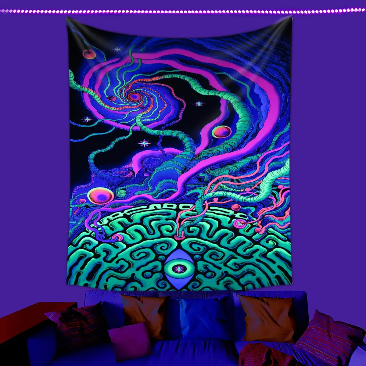 Aesthetic Wall Schwarzlichtposter