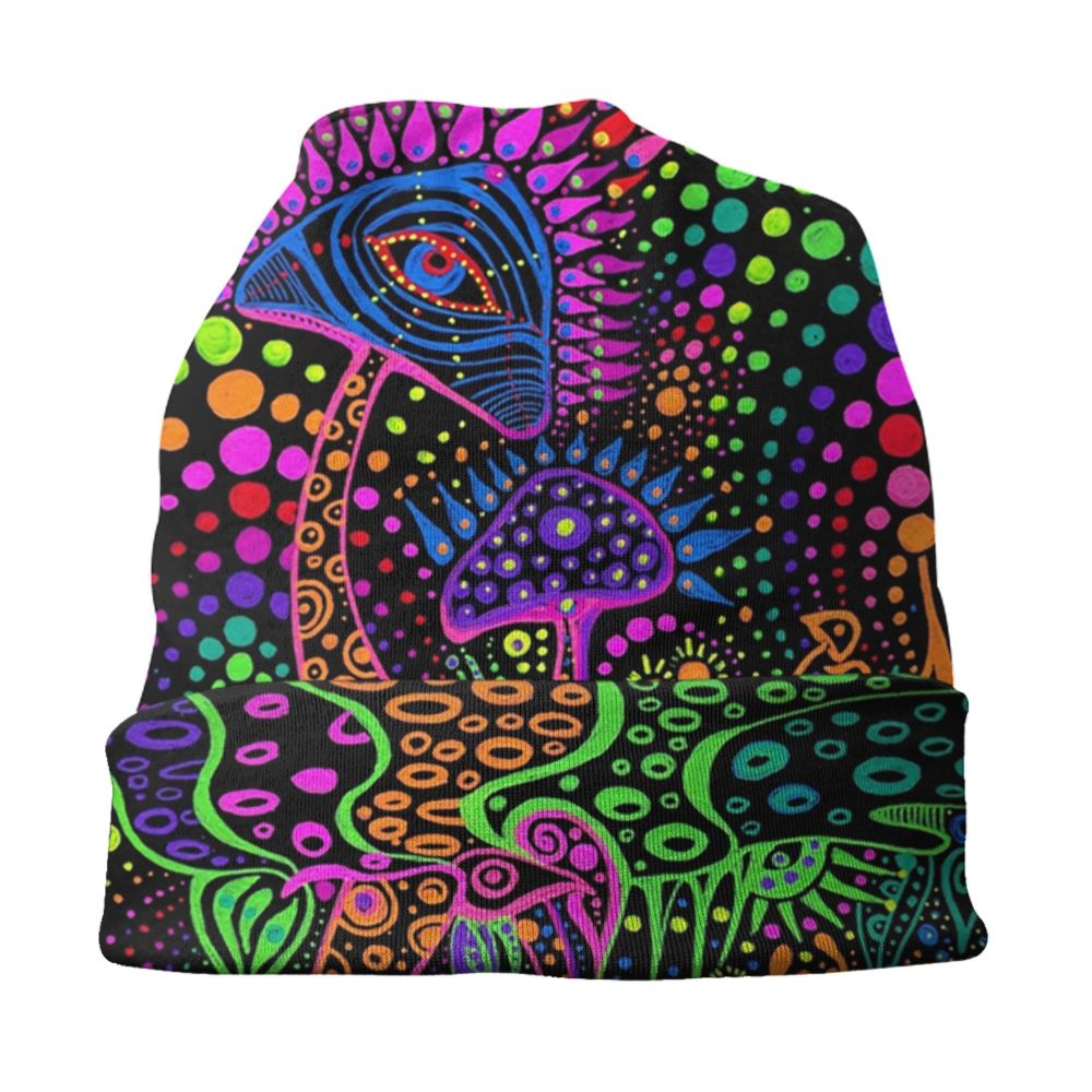 Psychedelic Skull Art Poster