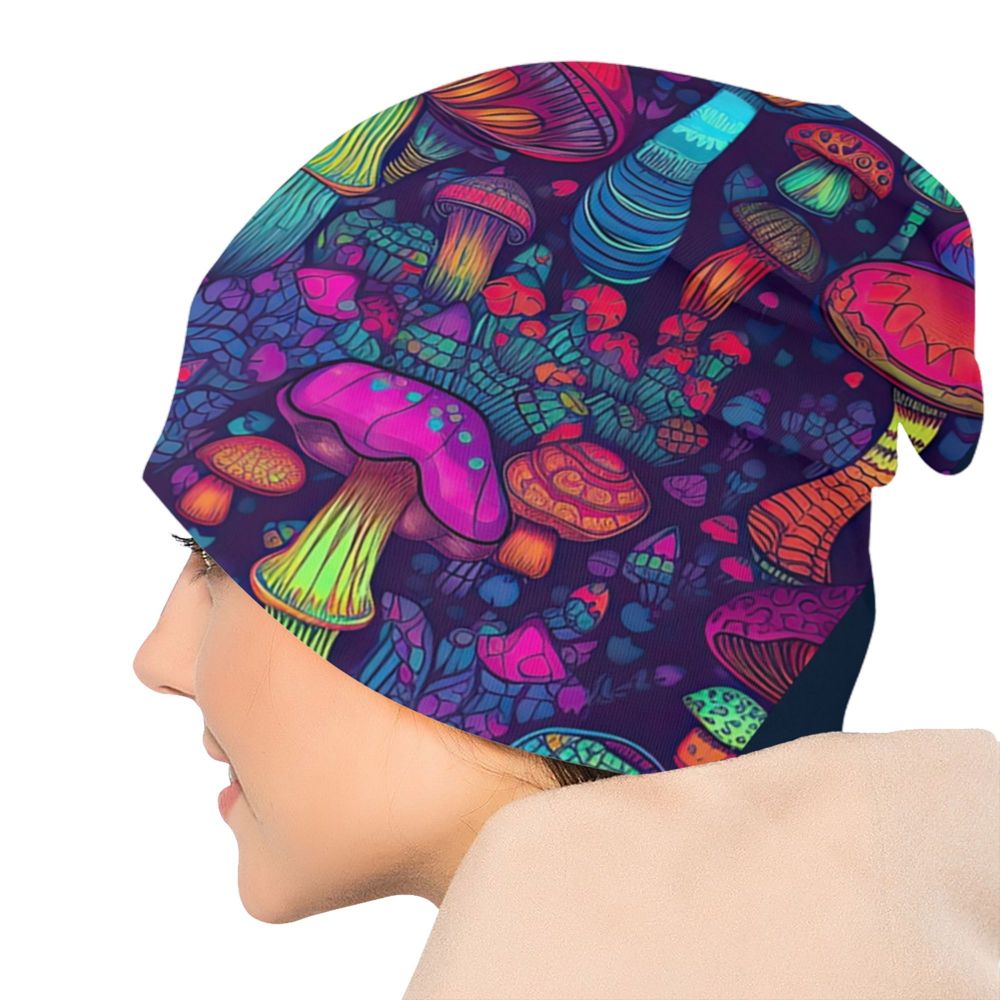 Psychedelic Skull Art Poster