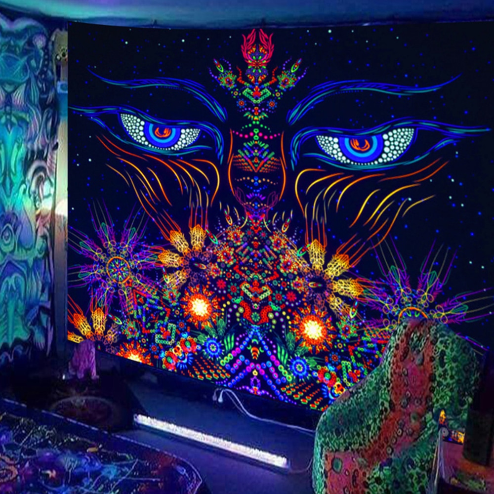 Animals and  Hippies Schwarzlichtposter