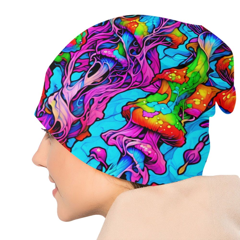 Psychedelic Skull Art Poster