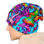 Psychedelic Skull Art Poster