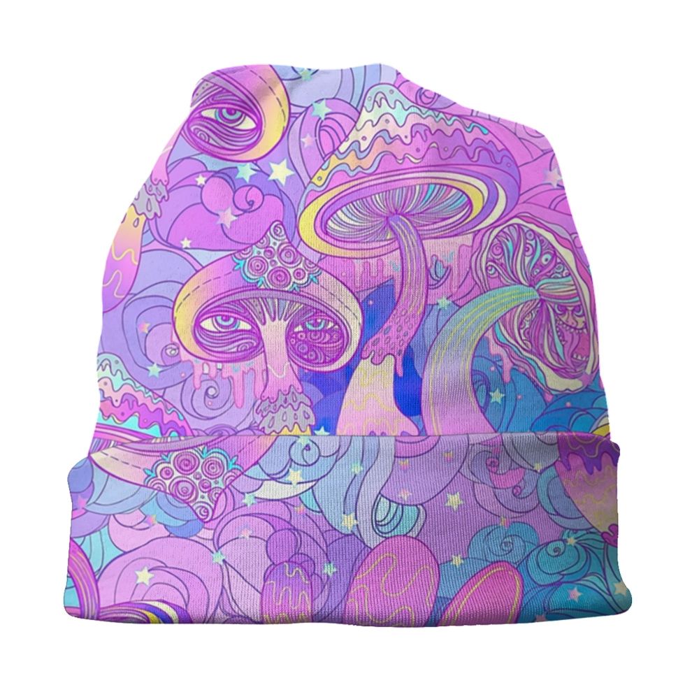 Psychedelic Skull Art Poster