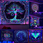 Luminous Tree Schwarzlichtposter