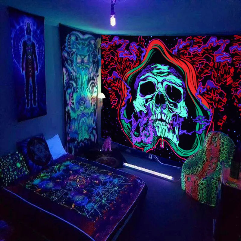Mystisches UV Schwarzlichtposter