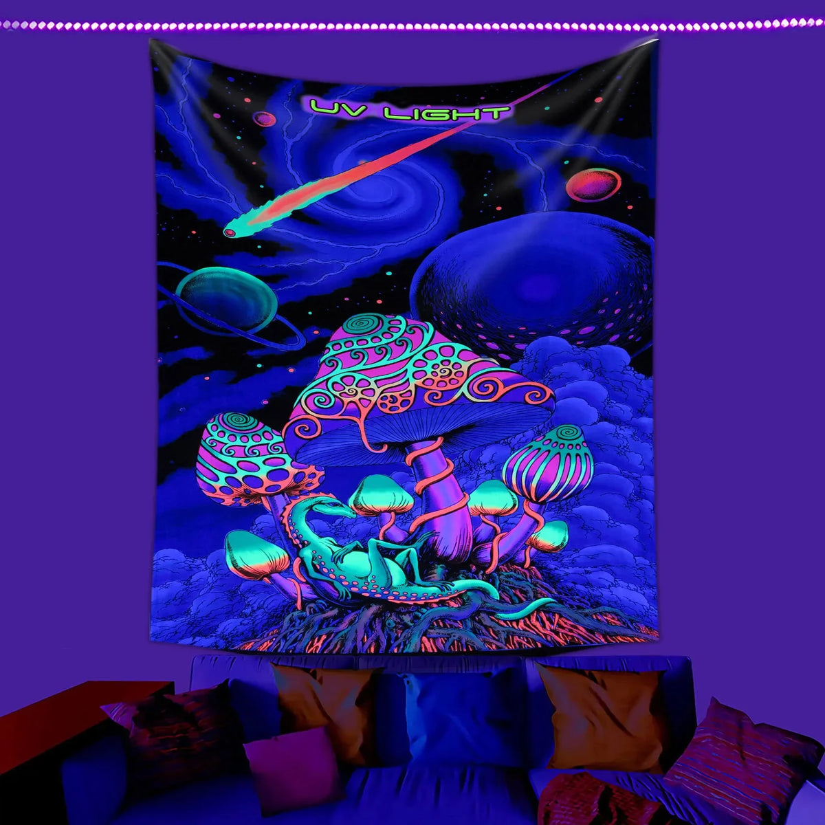 Aesthetic Wall Schwarzlichtposter