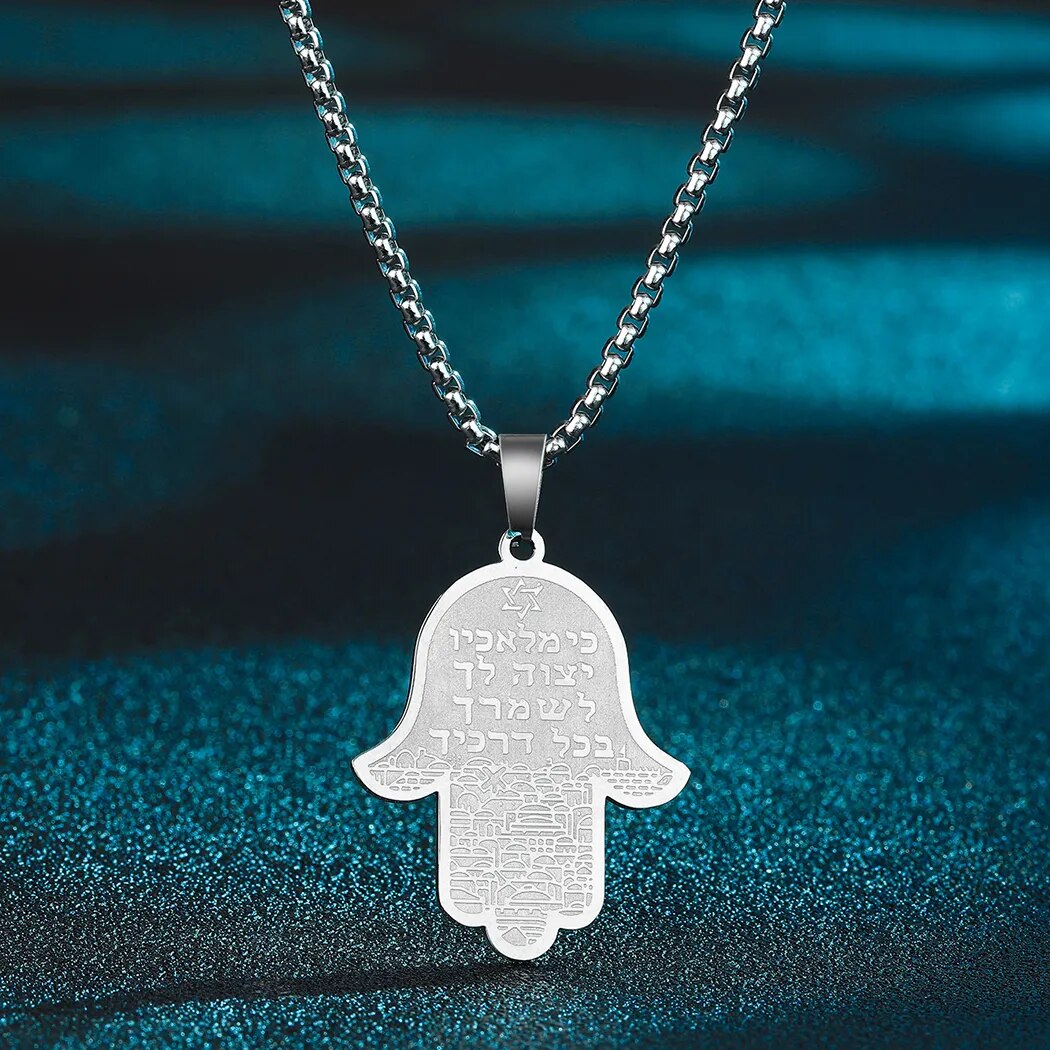 Hamsa Hand Halskette