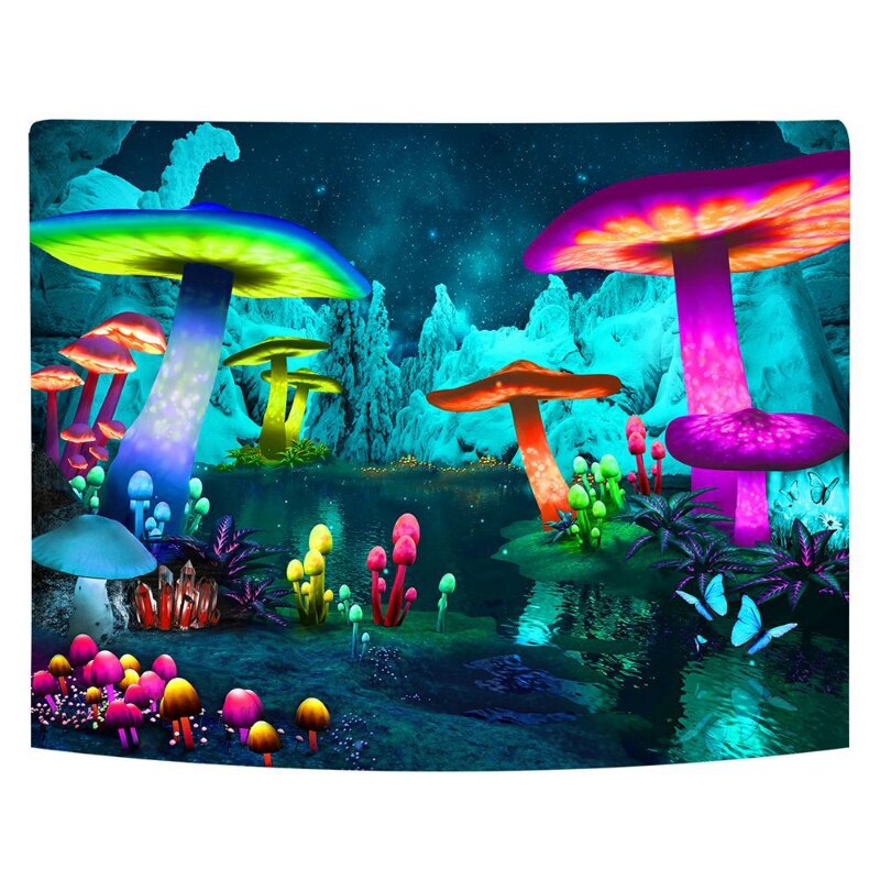 Fluorescent Tapestry Schwarzlichtposter