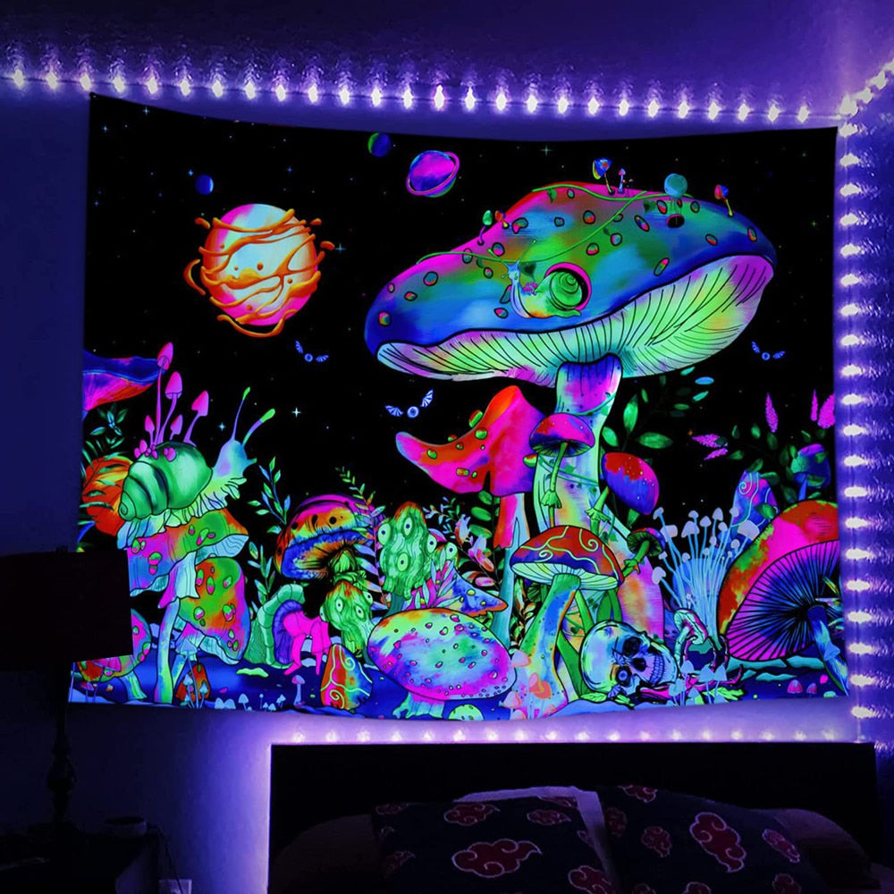 Psychedelic Light Schwarzlichtposter