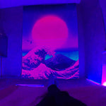Mystisches UV Schwarzlichtposter