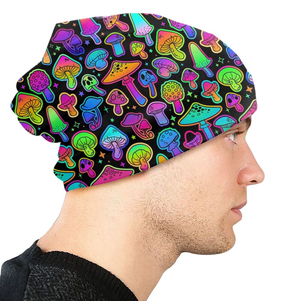 Psychedelic Skull Art Poster