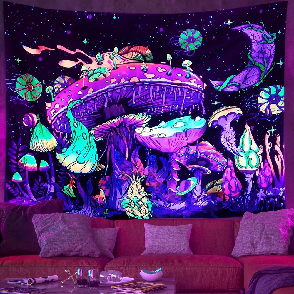 Psychedelic Light Schwarzlichtposter
