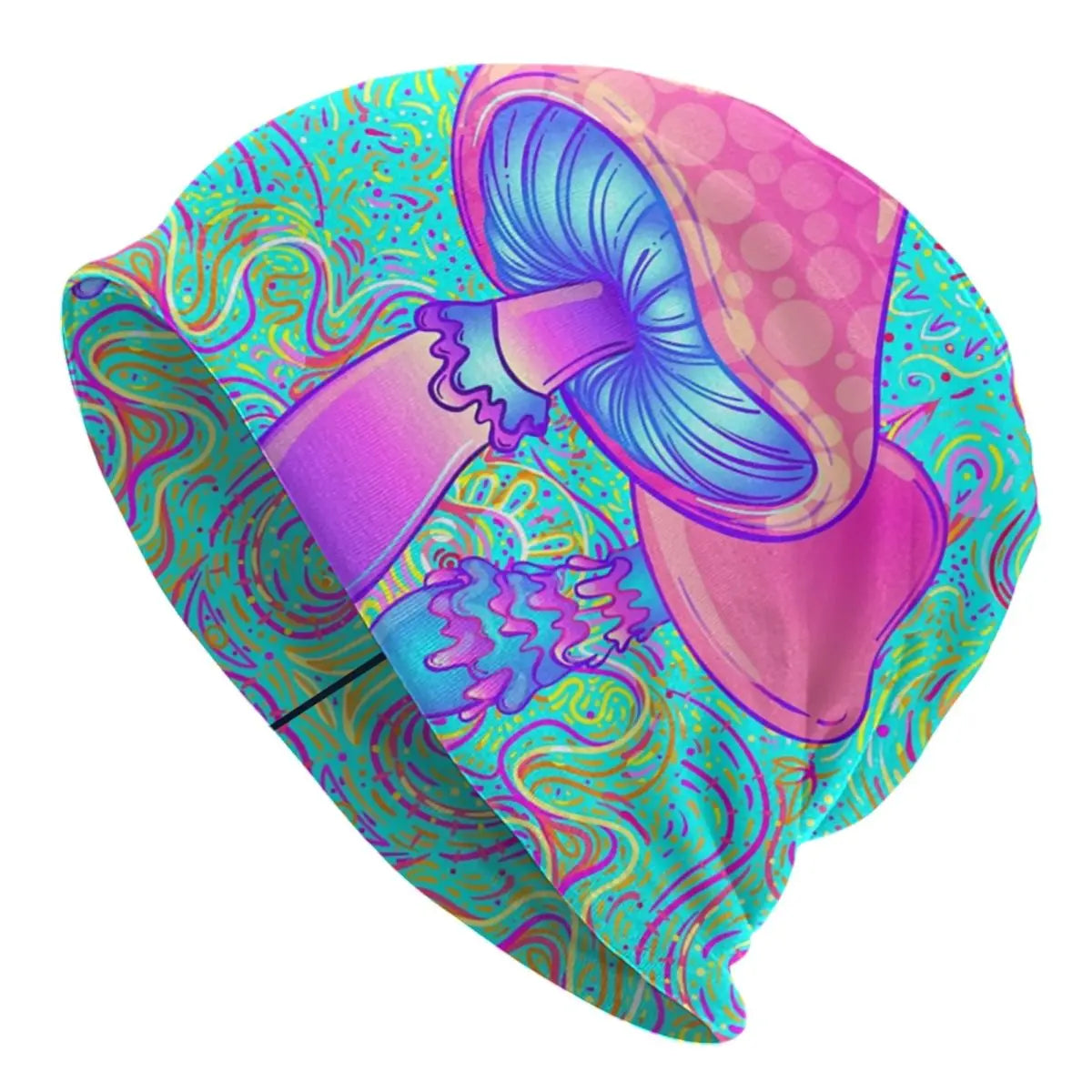 Psychedelic Skull Art Poster