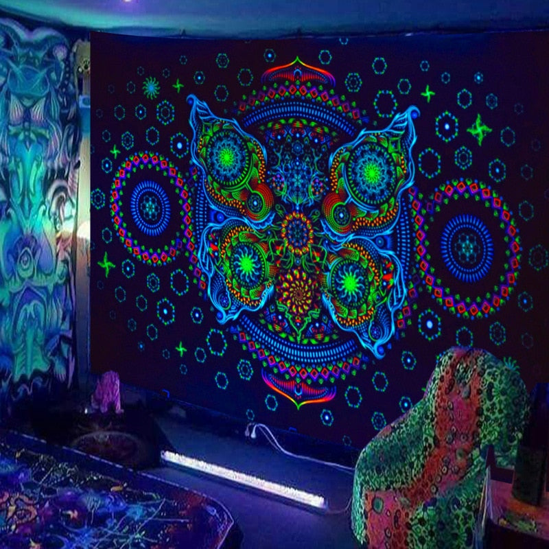 Starry UV Schwarzlichtposter