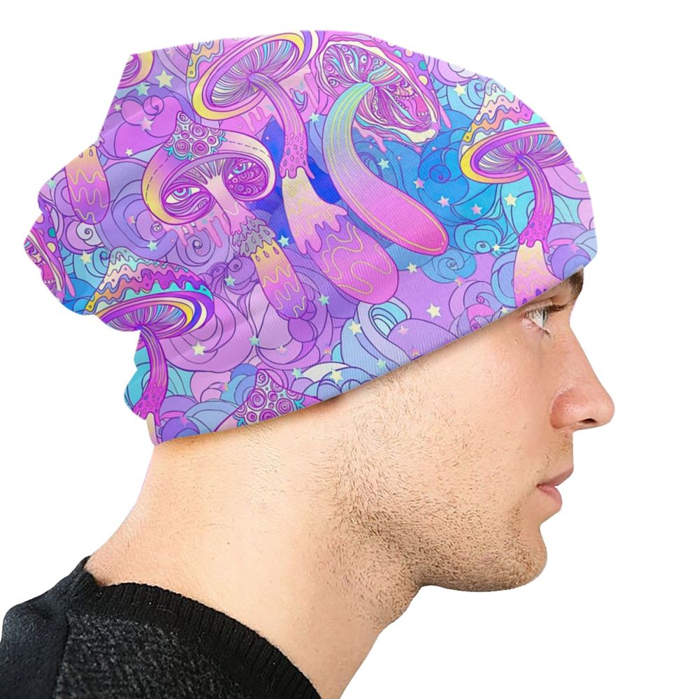 Psychedelic Skull Art Poster
