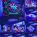 Boho Wall Schwarzlichtposter