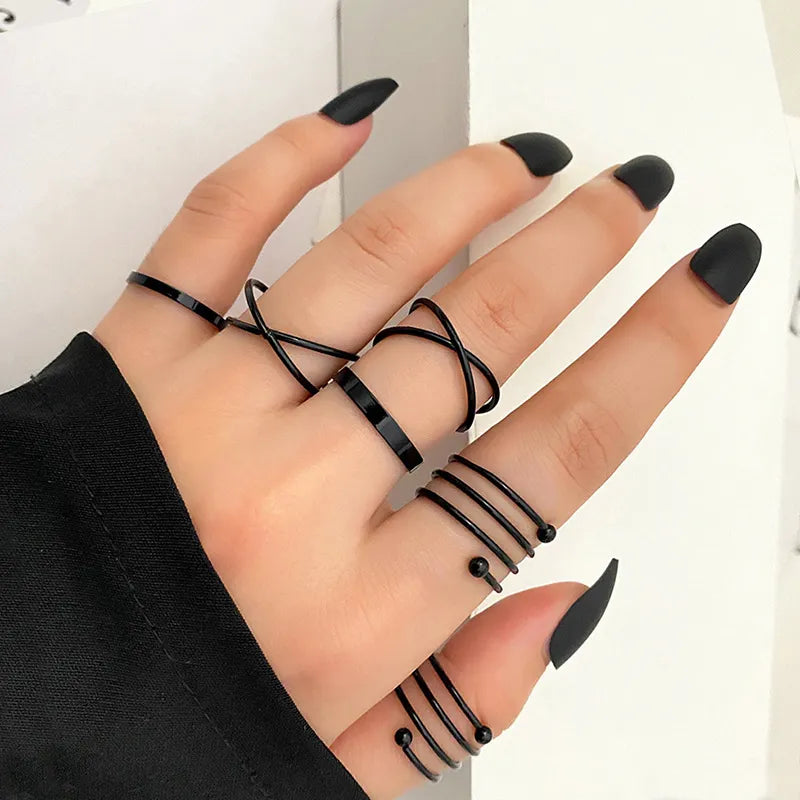 Punk Style Ringset