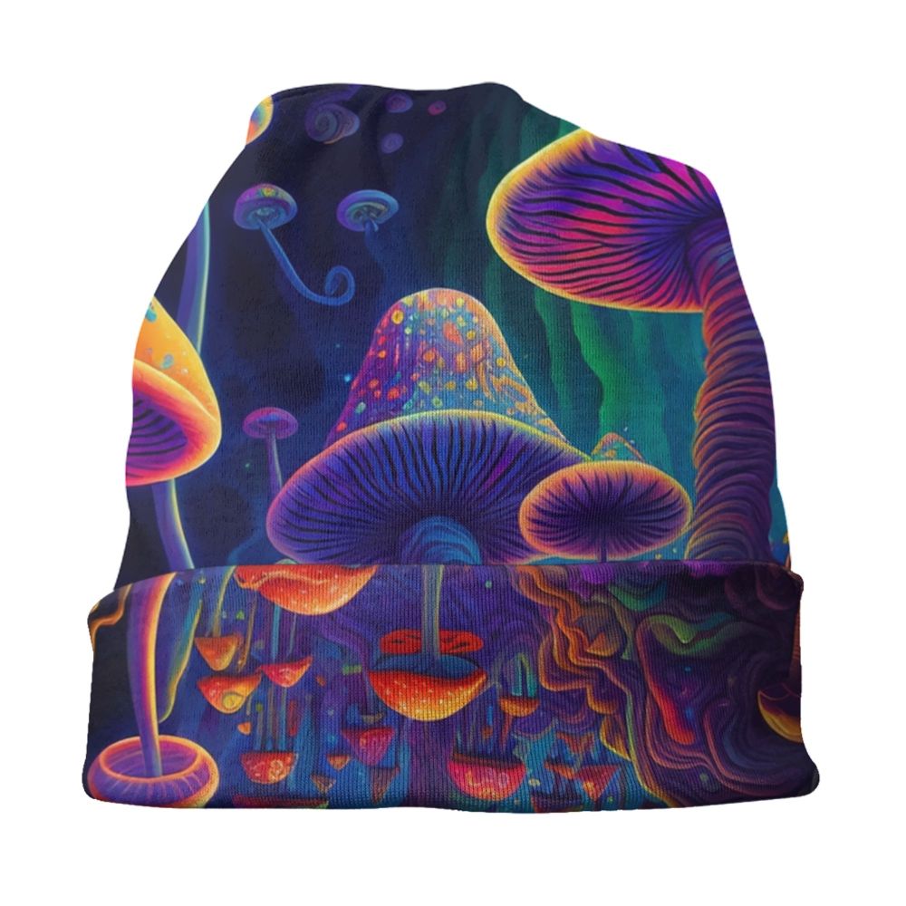 Psychedelic Skull Art Poster