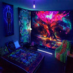 Boho Cloth Schwarzlichtposter