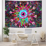 Mushroom Trippy Schwarzlichtposter