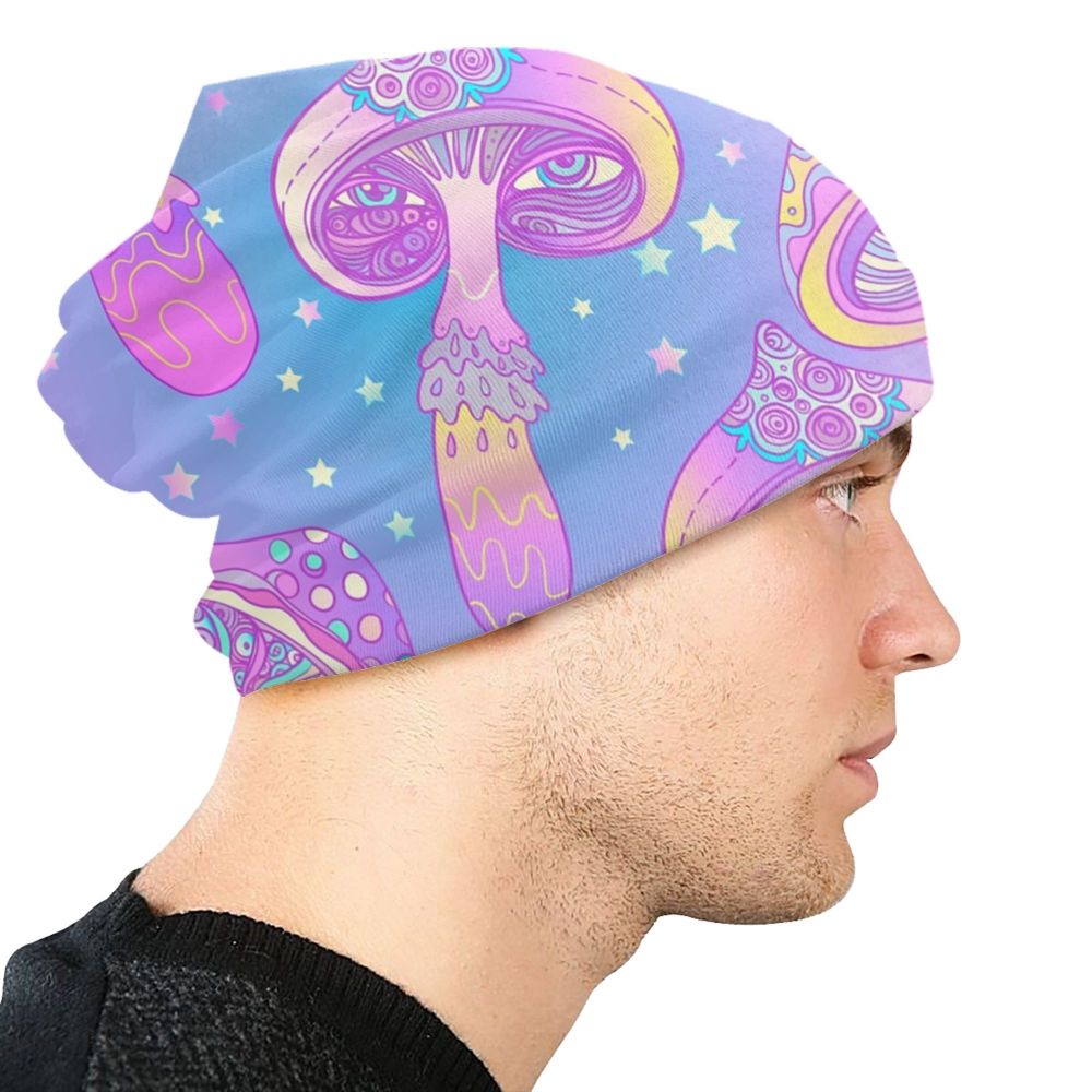 Psychedelic Skull Art Poster