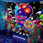 Trippy Kisses Schwarzlichtposter