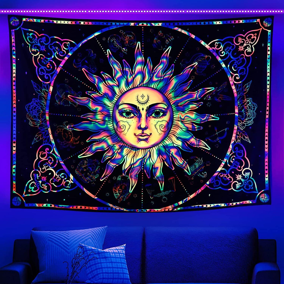 Cardano Block Schwarzlichtposter