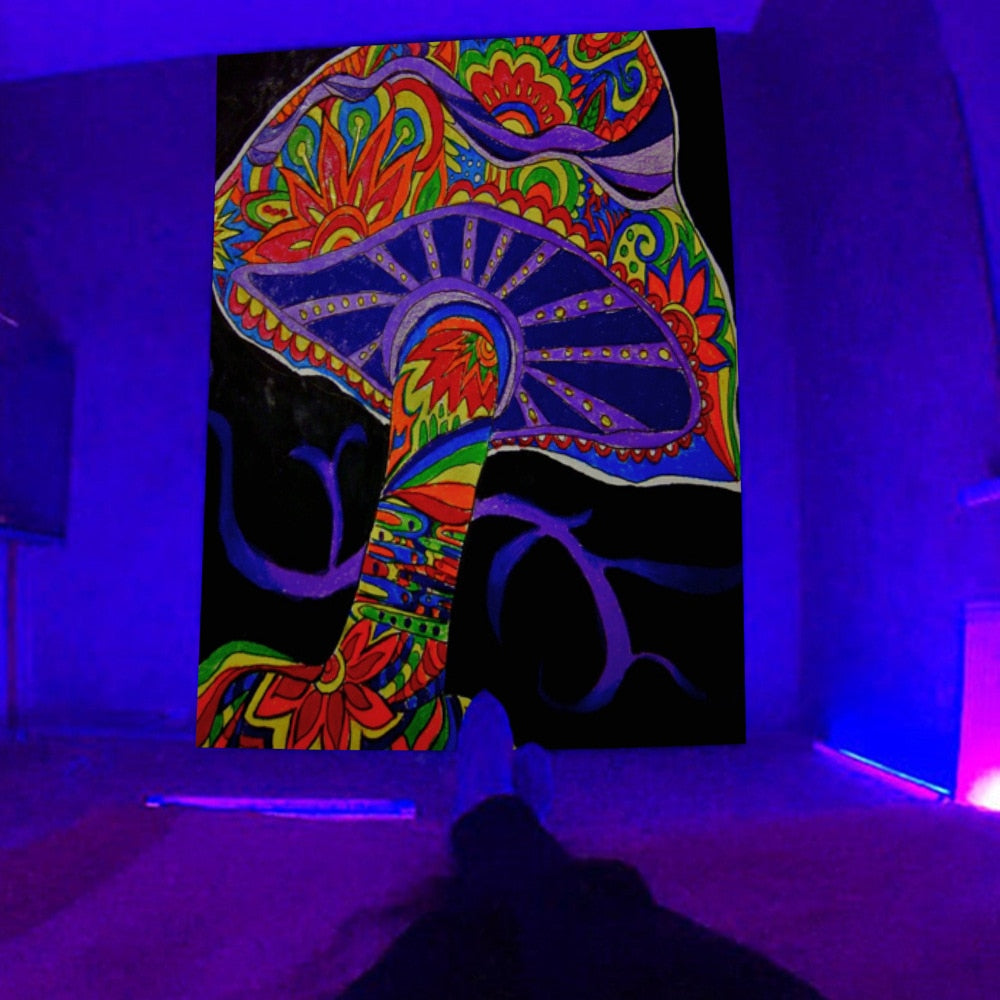 Fluorescent Tapestry Schwarzlichtposter