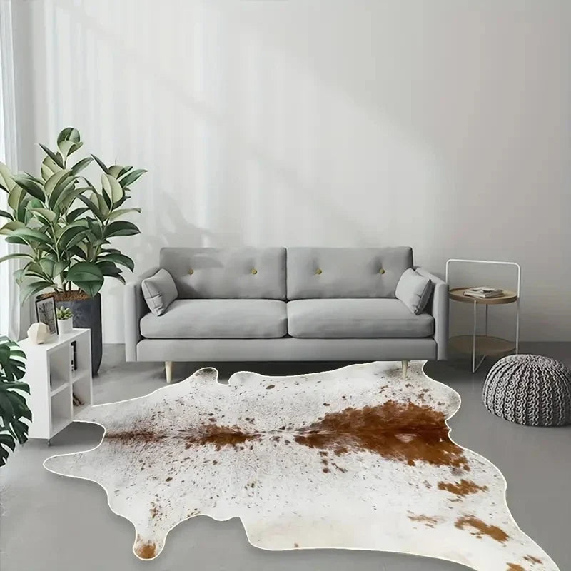 Kunstfellkuhfell Design Teppich