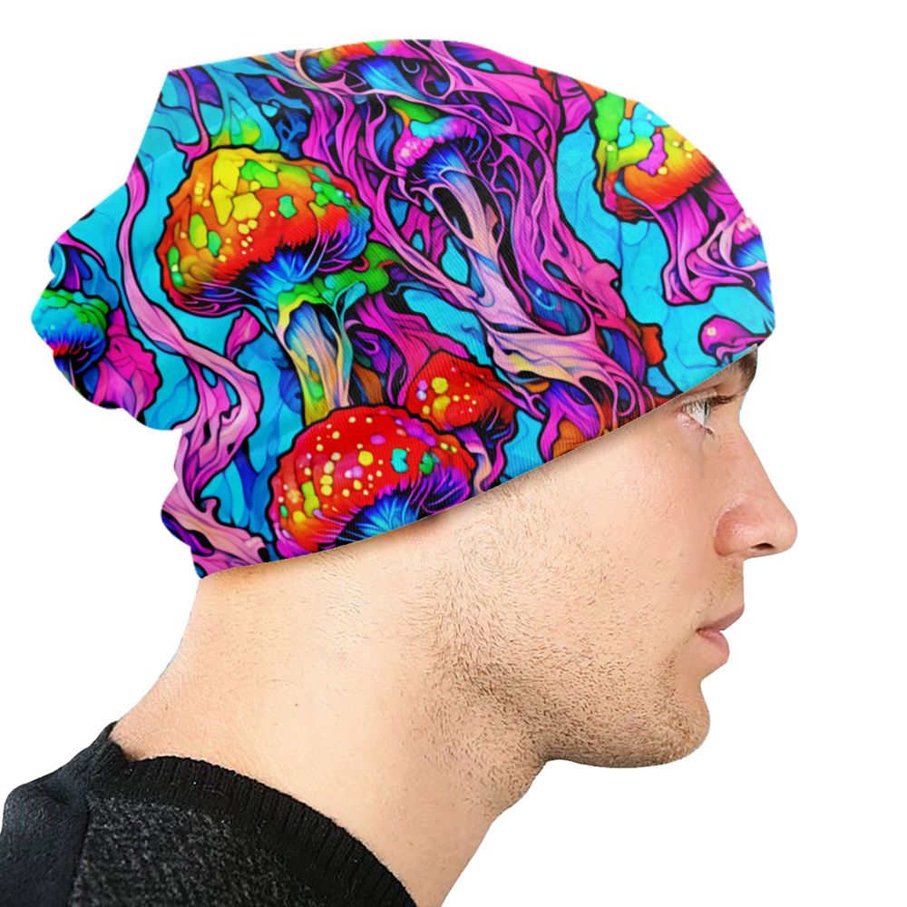 Psychedelic Skull Art Poster