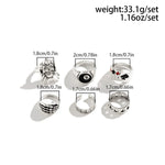 Hiphop Vintage Ringset