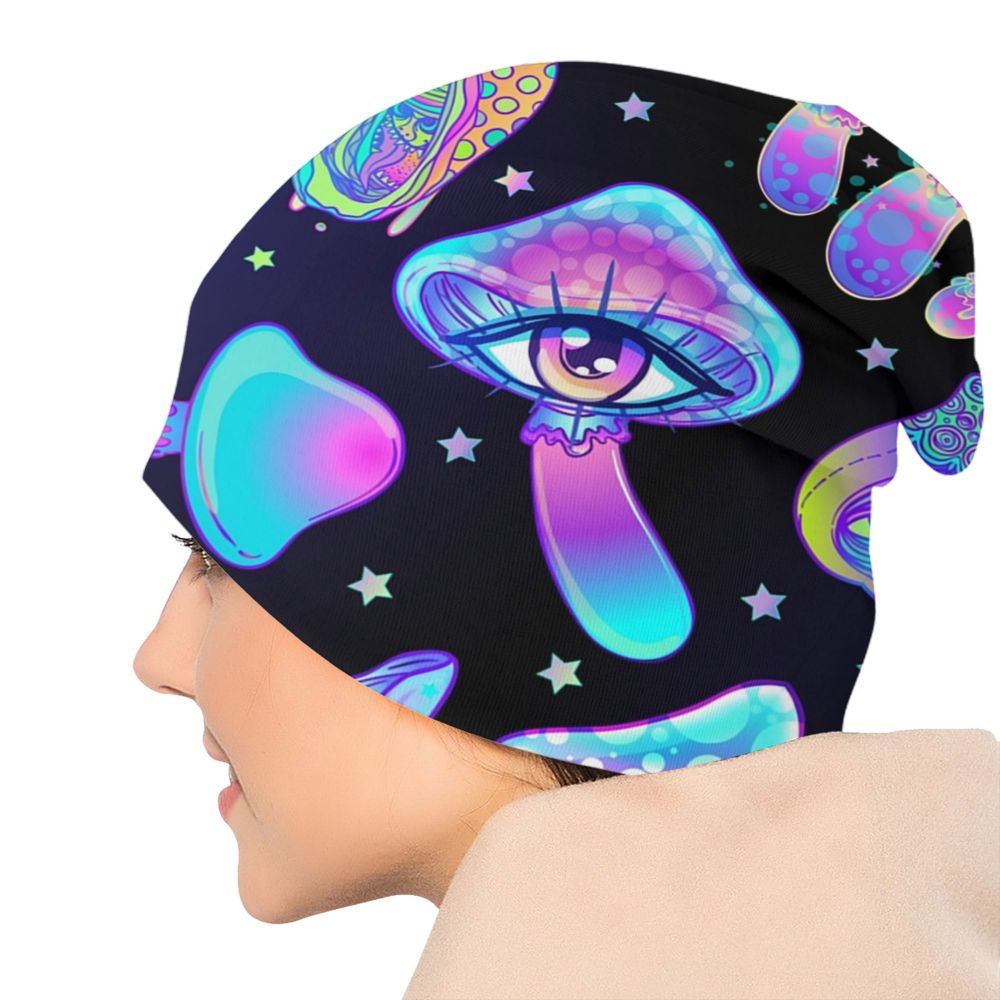 Psychedelic Skull Art Poster