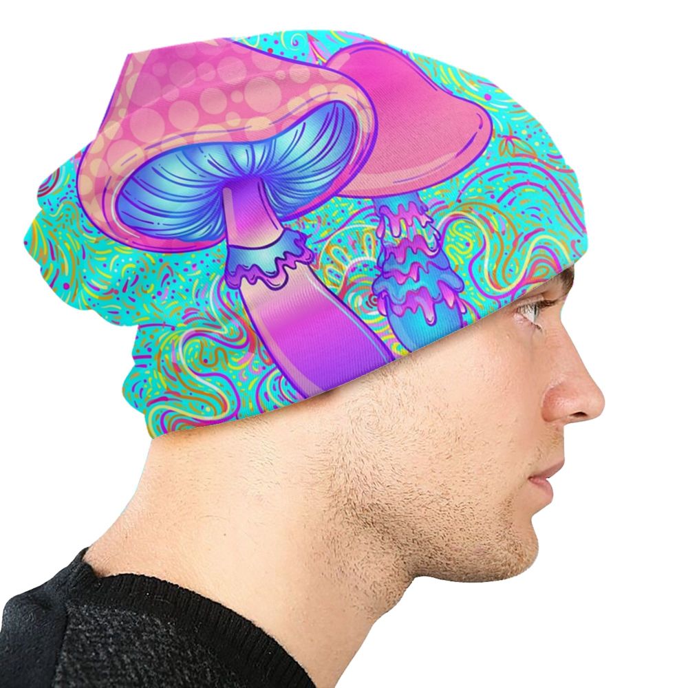 Psychedelic Skull Art Poster
