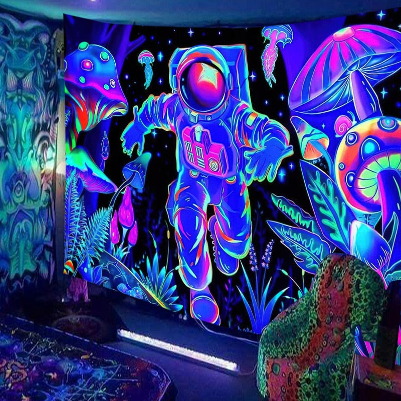 Animals and  Hippies Schwarzlichtposter
