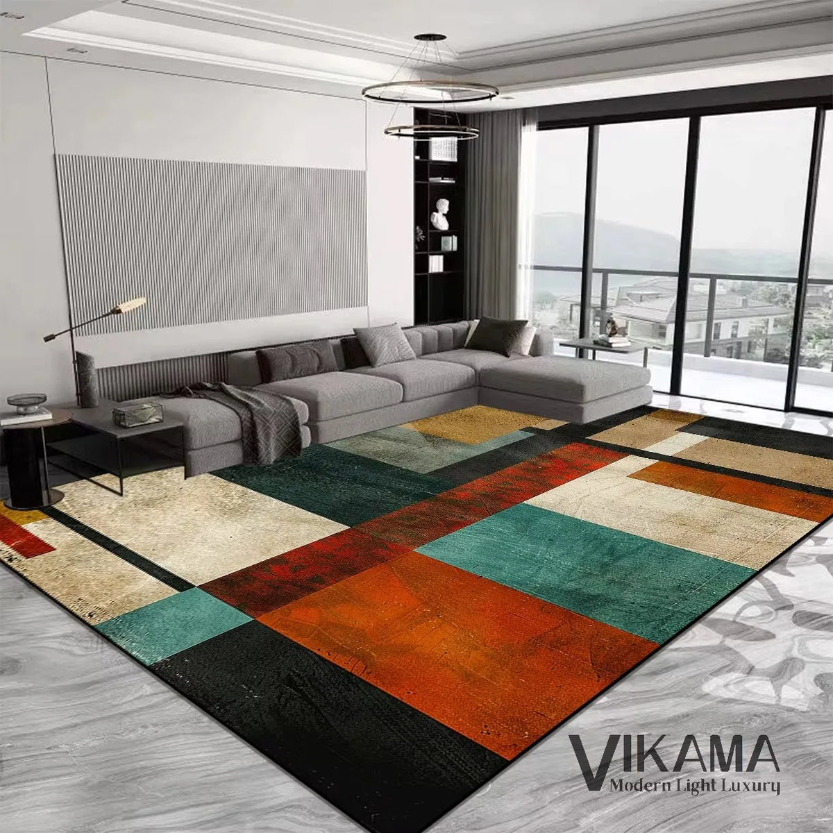 Abstract Luxury Rug Teppich