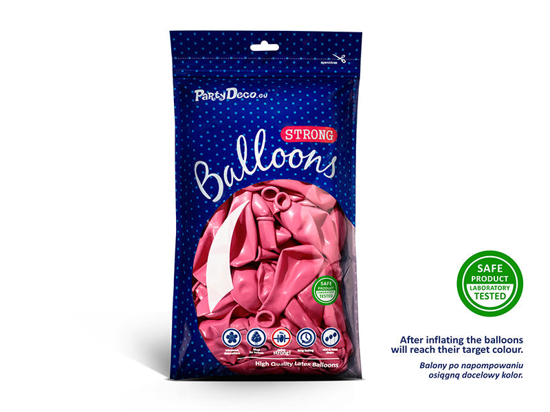 100 Stk. Luftballon Ø30cm "Uni Metallic" | Hot Pink