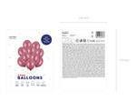 10 Stk. Luftballon Ø30cm "Uni Metallic" | Kastanienbraun Namma Markt