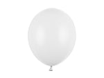50 Stk. Luftballon Ø30cm "Uni Pastell" | Weiß