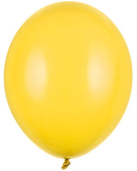 100 Stk. Luftballon Ø30cm "Uni Pastell" | Honiggelb