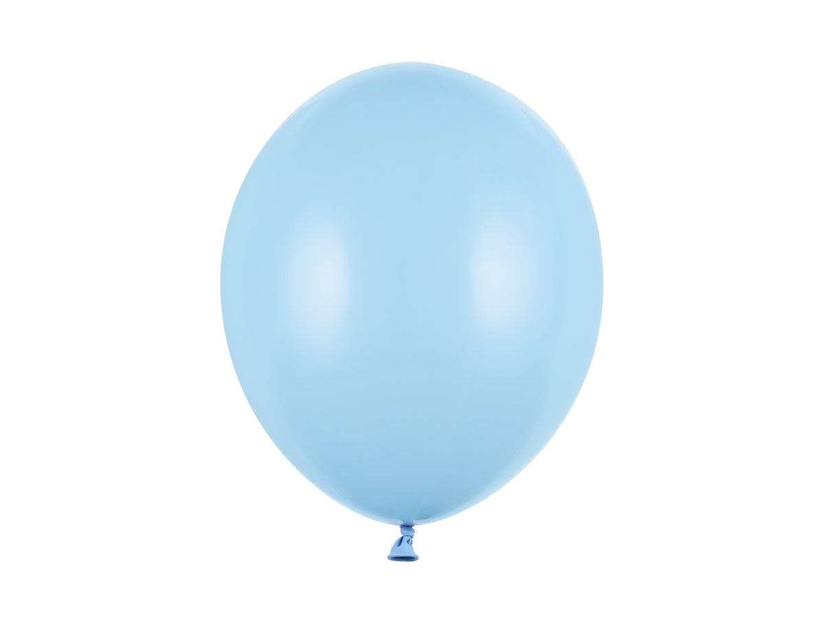 100 Stk. Luftballon Ø30cm "Uni Pastell" | Baby Blue