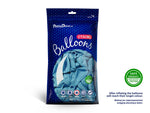 100 Stk. Luftballon Ø30cm "Uni Pastell" | Baby Blue