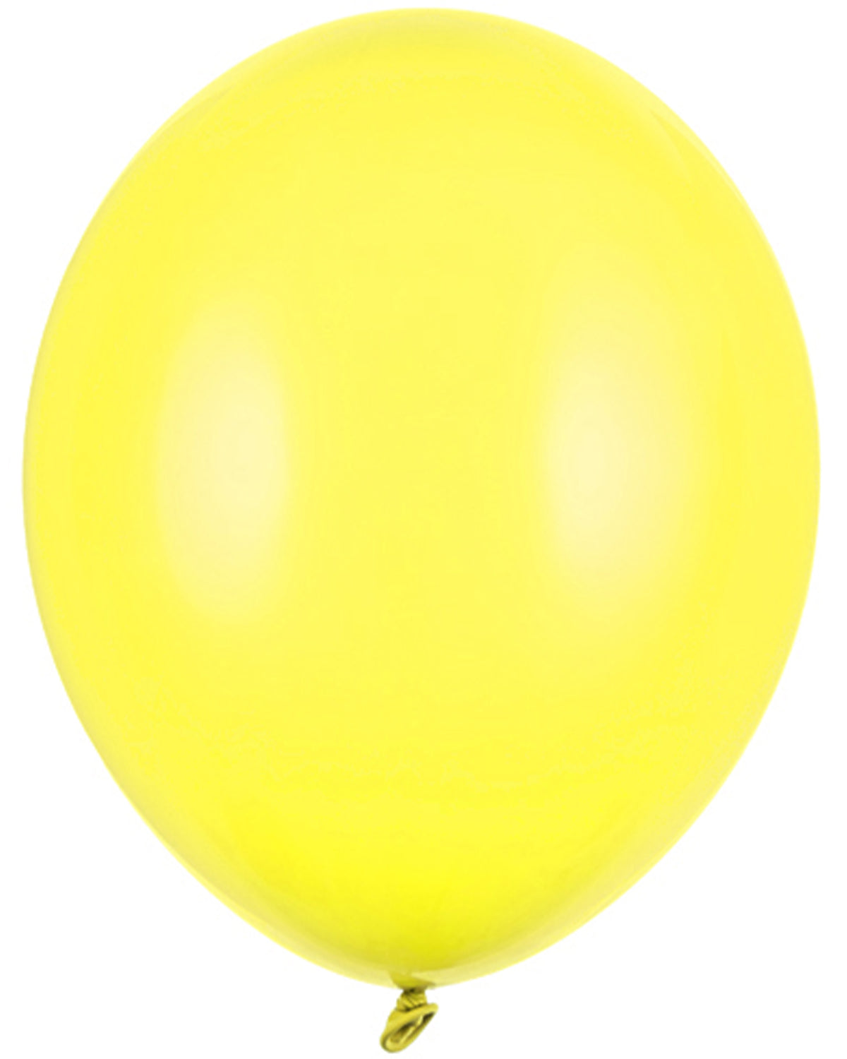 100 Stk. Luftballon Ø30cm "Uni Pastell" | Pastell Gelb