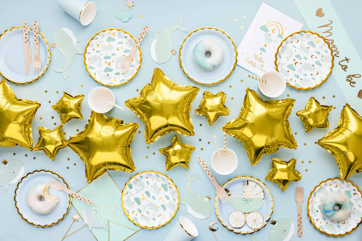 Schärpe "Mom to Be" für Babyshower | Hellblau