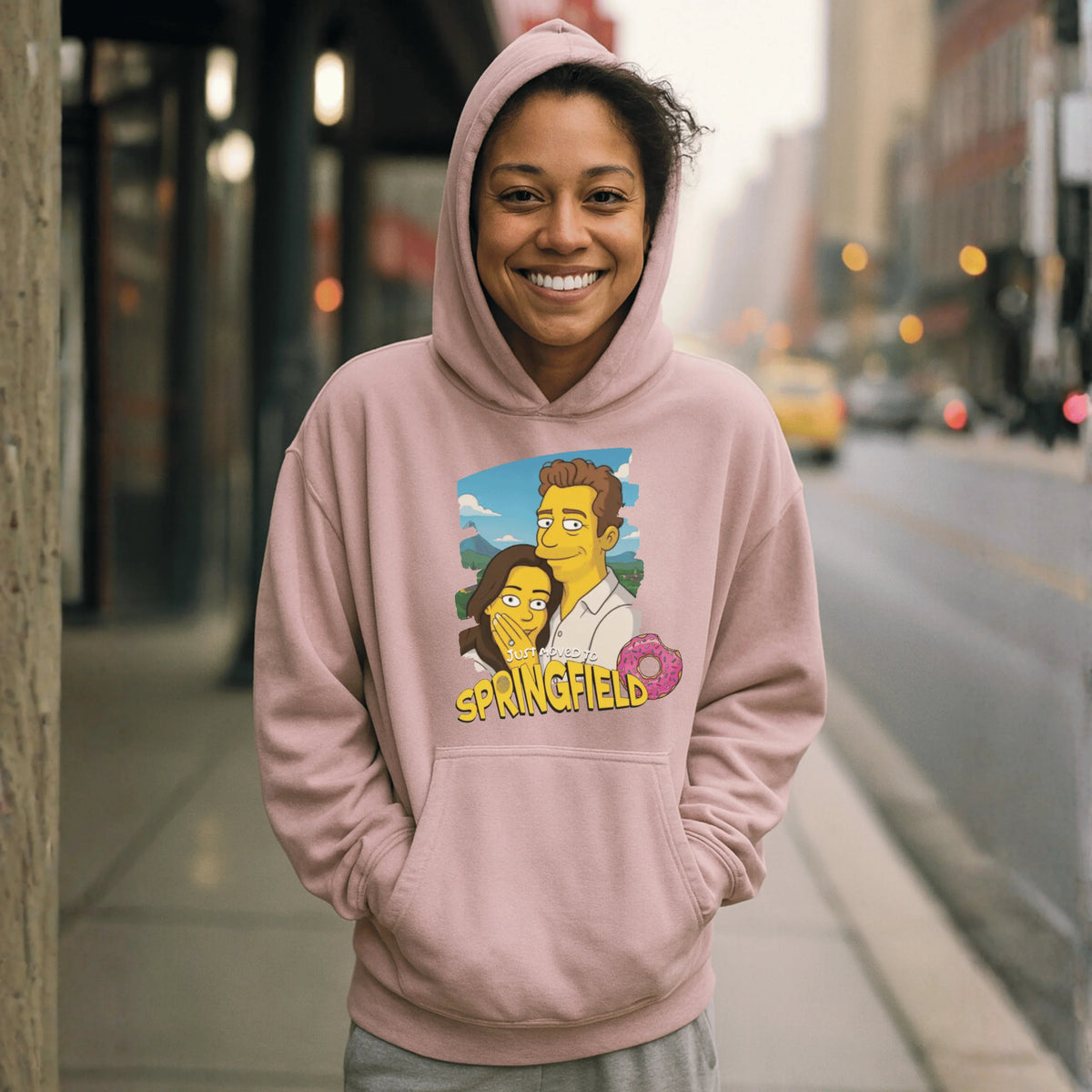 MAMA Hoodie SIMPSONS STYLE mit Deinem Foto