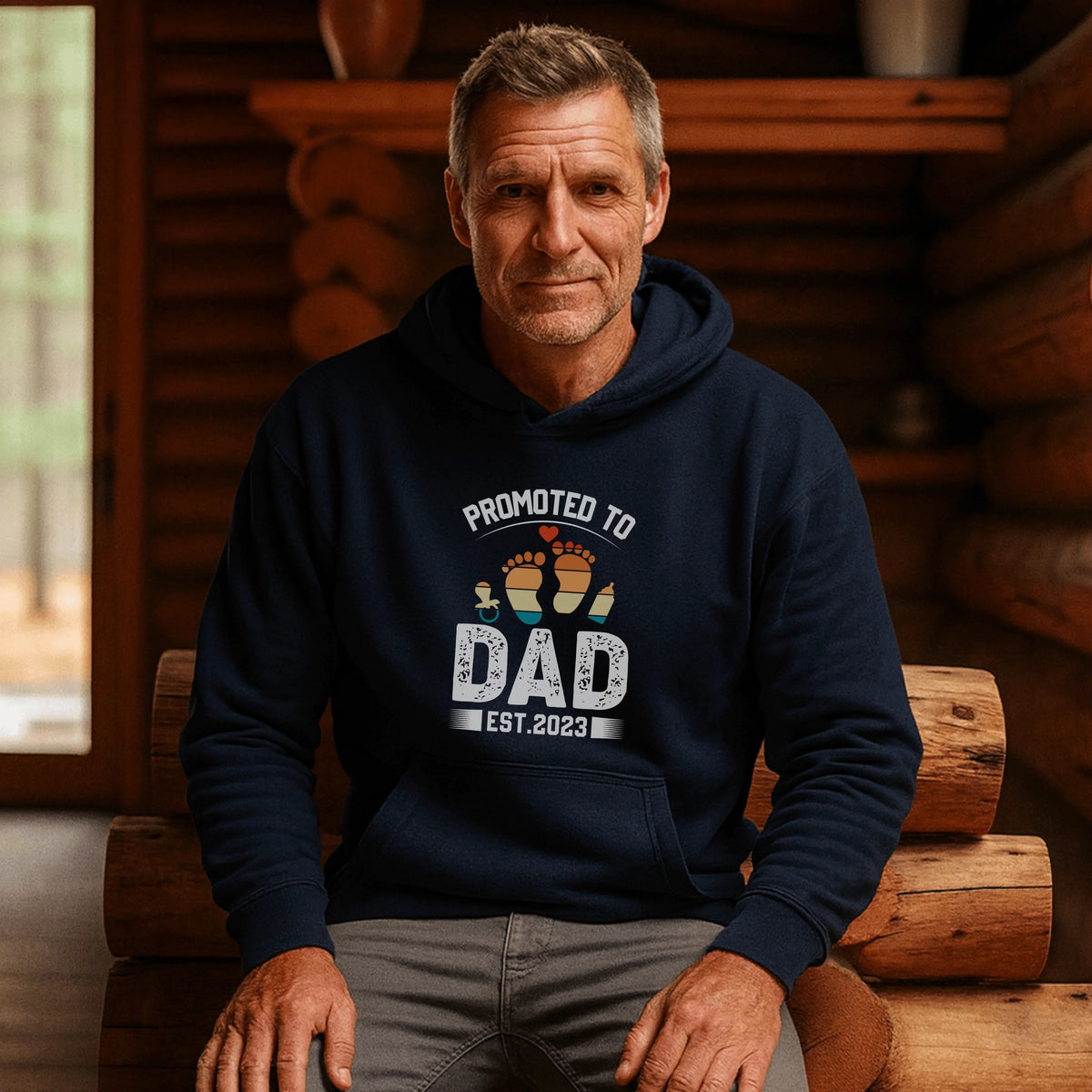 DAD Hoodie PROMOTED personalisiert