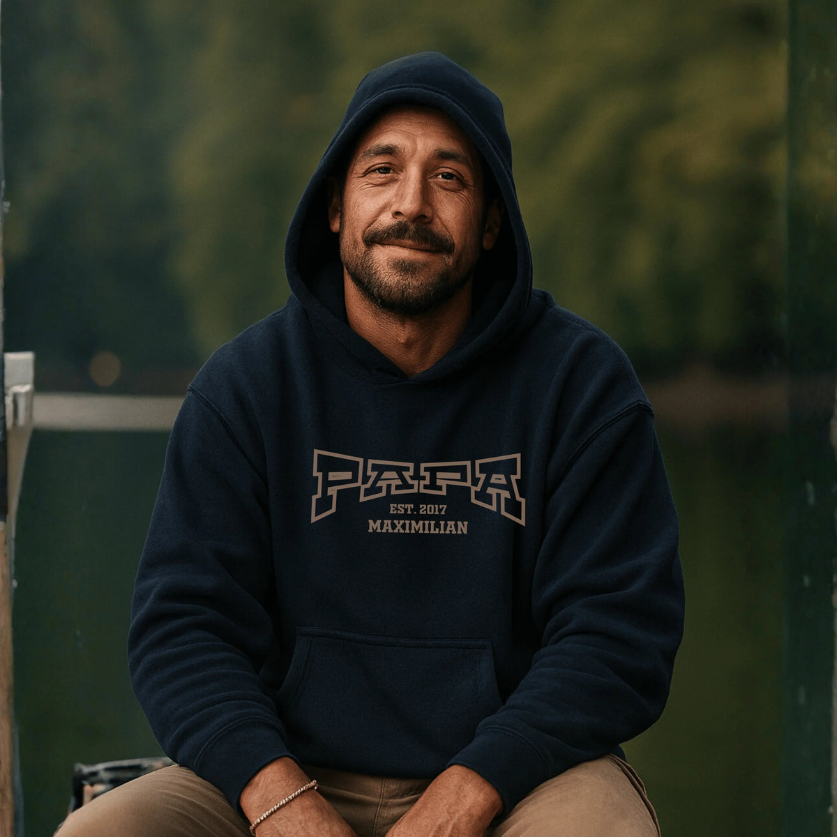 PAPA Hoodie COLLEGE personalisiert